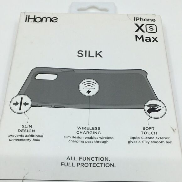 XS Max iPhone Phone Case Ihome Slim Silicone Flexible  Soft Touch Pink - Picture 7 of 9